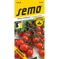 Rajčiak kríčkový RUBÍNEK, priamy konzum, čerešňový, červený, bal. 50 s.