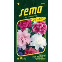 Petunia x hybrida / Petunia mnohokvetá DUO DOUBLE F1, plnokvetá zmes, bal. 30 pelet