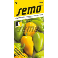 Paprika ročná GOLDUS F1, na rýchlenie aj pole, zelená, bal. 15 s.