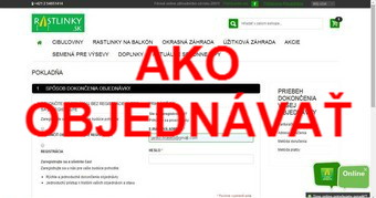 Ako objednávať Ako objednávať